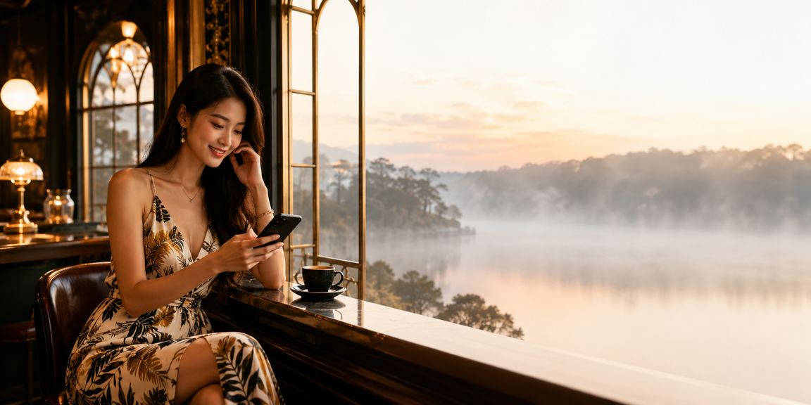 Quán cà phê Đà Lạt với trải nghiệm mobile casino dành cho người Việt
