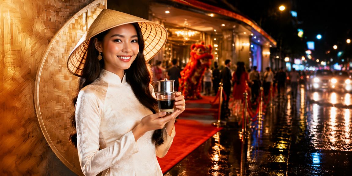 Khung cảnh betting tại Hồ Chí Minh với nón lá gợi nhịp thể thao địa phương